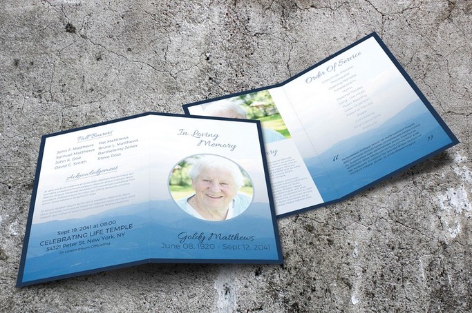 Funeral Program Template