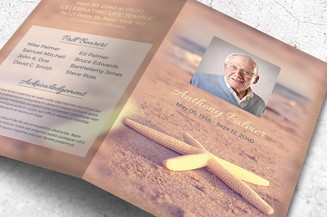 starfish-funeral-program-template